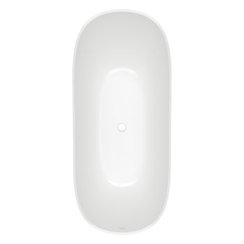 Ванна Villeroy & Boch Theano, отдельностоящая, овальная, Quaryl®, 170×75 см, stone white